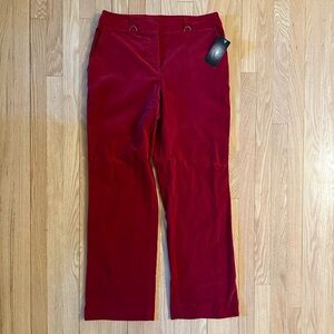 NWT Women’s Versailles Corduroy Pants, Size 12